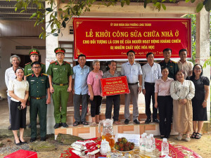 KHỞI CÔNG SỬA CHỮA NHÀ Ở CHO GIA ĐÌNH NGƯỜI CÓ CÔNG VỚI CÁCH...